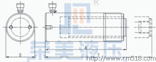 单作用液压千斤顶结构图